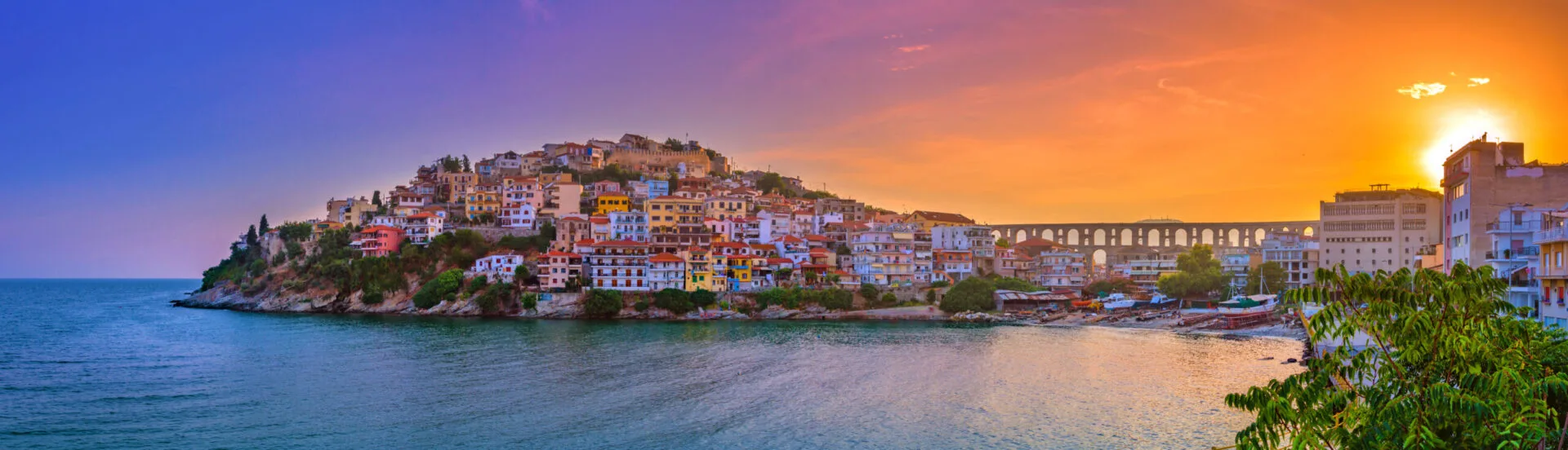 Εκπληκτική θέα της Παλιάς Πόλης της Καβάλας, Ανατολική Μακεδονία και Θράκη